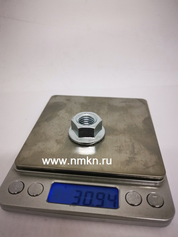 Гайка с фланцем 14 оцинк. DIN 6923 Гайка с фланцем 14 оцинк. DIN 6923